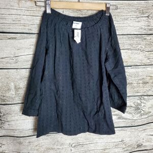 Old Navy Black Top Size L (10-12)